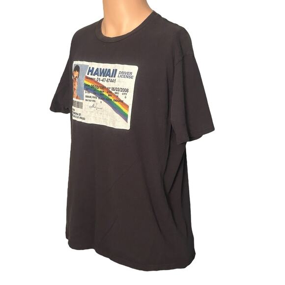 Superbad Movie McLovin Hawaii Driver License Men's Black‎ T-Shirt Size XL - Picture 4 of 6